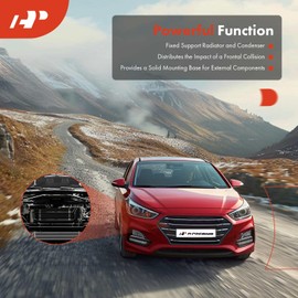 A-Premium Left Upper Radiator Core Support Compatible with Volkswagen Jetta 2019 2020 2021 2022 2023, Radiator Support Bracket Panel