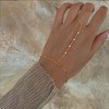SELSHE Hand Chain Bracelet,Dainty Gold Bracelets For Women Trendy 14k
