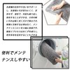 HUIKKJP Nordic Style U-Shaped Toilet Mat, Gray, Approx. 19.7 x