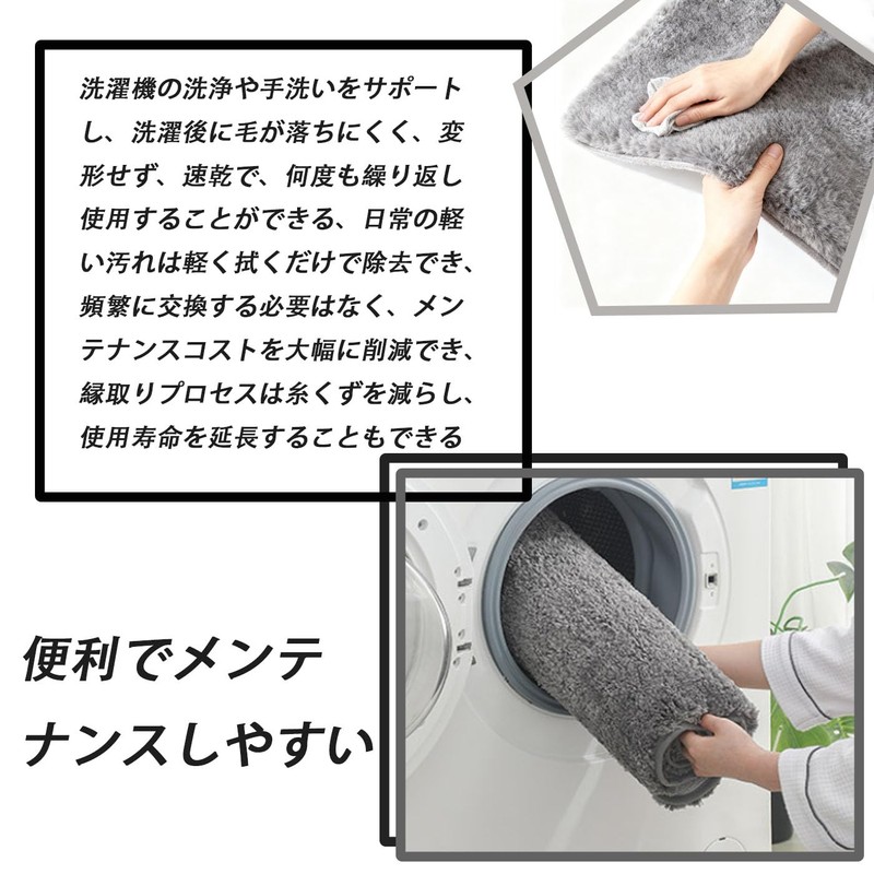 HUIKKJP Nordic Style U-Shaped Toilet Mat, Gray, Approx. 19.7 x