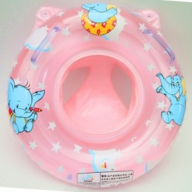 Infant Elephant Seat Ring Swim Float with Handle Alf514 Free Size/Free Size Pig Blue 10ea