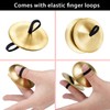 Boao 6 Pieces Finger Cymbals Belly Dancing Finger Dance Zills