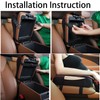 EGBANG Car Armrest Cushion, Auto Center Console Armrest Pillow, Memory