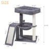 YOUPET Cat Tree with Cat Scratching Post for Indoor Cats,