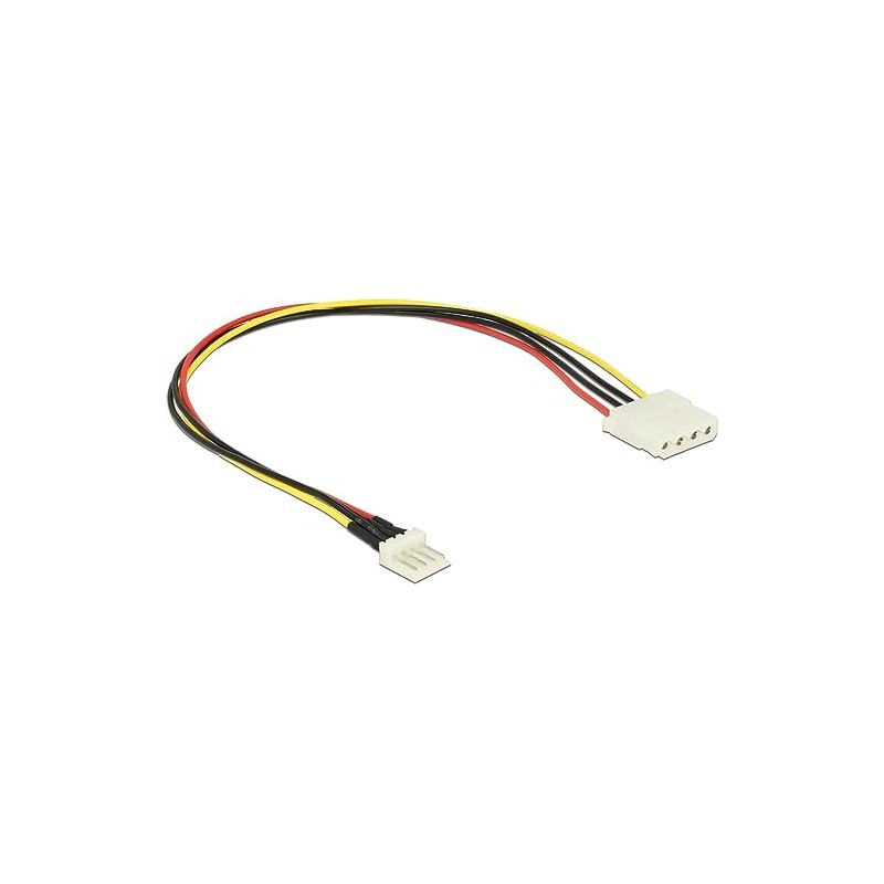 DELOCK Power Cable Floppy St 4-Pin -> Molex 4-Pin Female