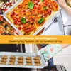 HOMESHOPA Disposable Cookie Sheets for Baking, Rectangular Disposable Aluminum Foil