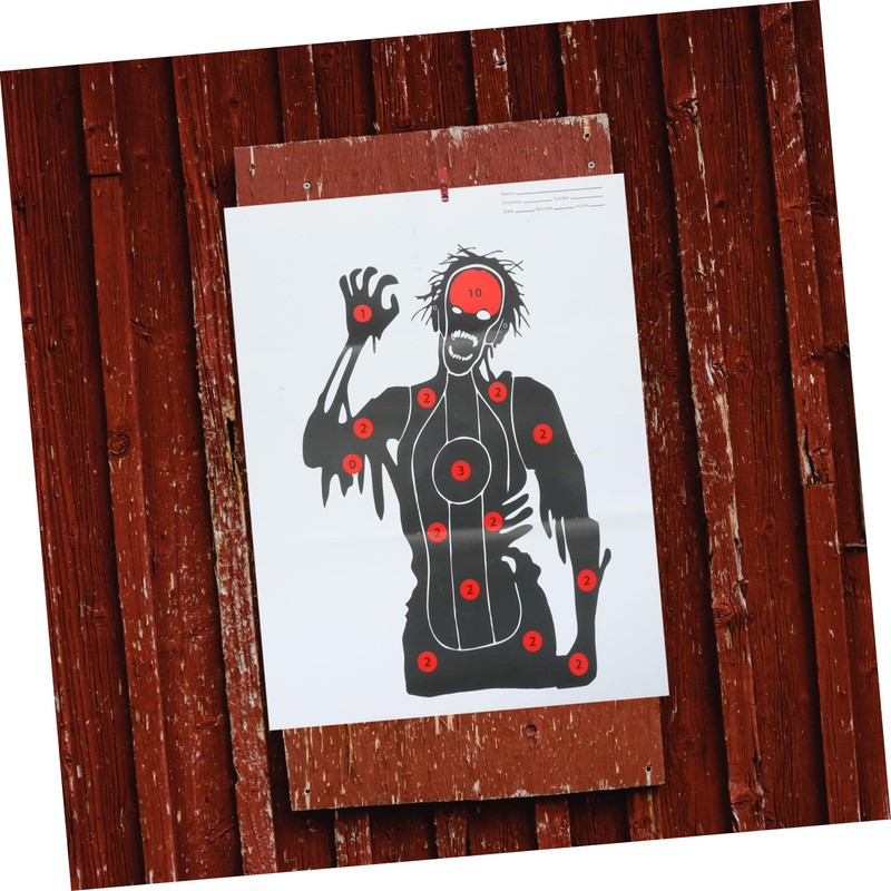 Kichvoe 2 Sheets Reusable Body Spot Training Paper High Visibility