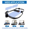 Retractable Golf Cart Seat Belt Bracket Kit for EZGO, Club