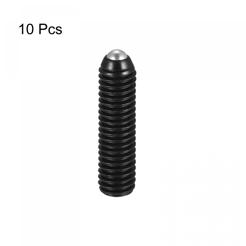 sourcing map Ball Point Set Screws, 10pcs M6 x 25mm