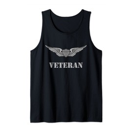US Army Basic Aviator Badge - Pilot Wings - Veteran Tank Top