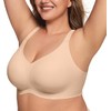 Wireless Bras for Women No Underwire Full Coverage Push Up
