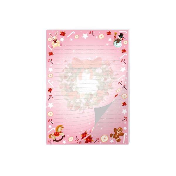 Colourful Motif Writing Paper School Notepad Lined for Children School