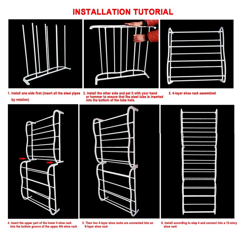 Fancy Buying 36-Pair Shoes Over The Door Rack Holder -