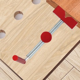 Generic Small Vise Table Top - Heavy Duty Bench Dogs Work Bench Vises | Brass Fixture Vise, Compact Workbench Stop, Metal Working Tools for 20mm Desktop Holes