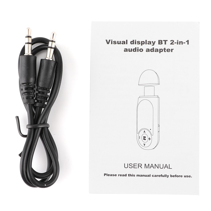 Bluetooth 5.0 Audio Adapter Wireless Transmitter Receiver with LCD for