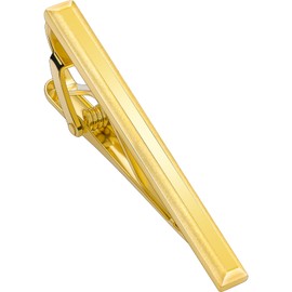 Tie Clip for Men, TAIGRAMA Tie Bar and Tie Pin Clip for Skinny Ties Gold Rose Gold Silver Black, Unique Mens Tie Clip Tie Clasp Suitable for Wedding Anniversary Business Professional and Best Gift,