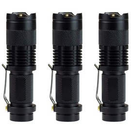 Pocket CREE Mini LED Flashlight / 3 Pack