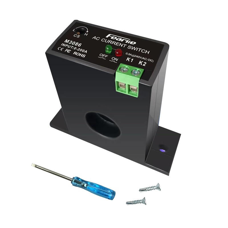 nodehawk AC Current Sensing Switch Current Sensing Relay 0-200A Normally