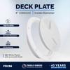 Marine 102mm /4" Deck Plate - Inspection Plate for Boat