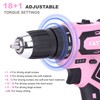 FASTPRO 177-Piece 20V Pink Cordless Lithium-ion Drill Driver and Home