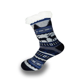 MRCC 1 pair of men's socks, Christmas socks, cuddly socks, hut socks, stopper socks, winter socks, socks 1291, 1 pair colour2 1291