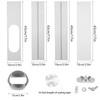 FFXWTSF Portable Air Conditioner Window Kit with 5.9” Exhaust Hose,