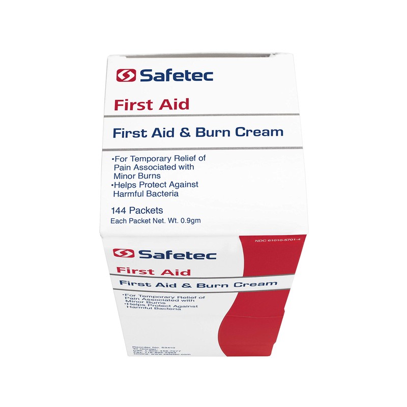 Safetec 267479 First Aid and Burn Cream, Pack of 144