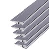 JARBIH 5Pack 1M/3.3ft Ultra-Thin Led Aluminum Profile, 45° Oblique Lighting