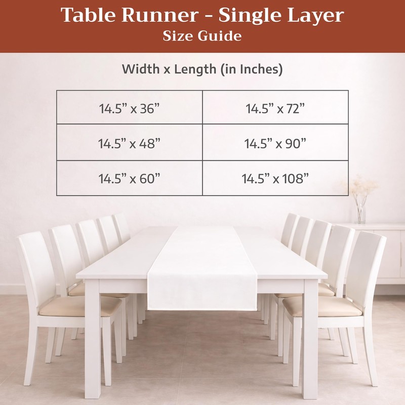 Maison d' Hermine Table Runner 100% Cotton Single Layer Table