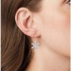 Christmas Gifts for Women, Earrings Silver Gold Hanging Snowflake with