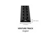 VanEssential 12" Venture Track T-6 Aluminium L-Track Black Anodized (Floor