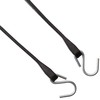 21" Inch 10 Pack Rubber Bungee Cords with Metal Hooks