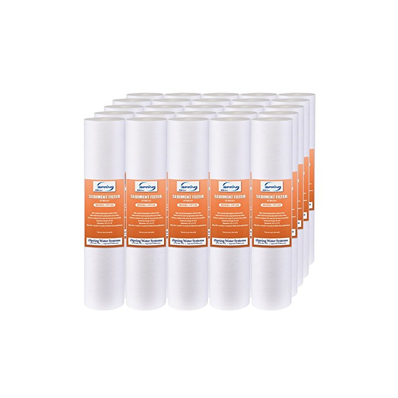 iSpring FP120X25 10" x 2.5" Universal Multi-layer Water Sediment Filter