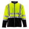 RefrigiWear High-Visibility Insulated Softshell Reflective Jacket, 20°F (-7°C) (Large), (Lime)