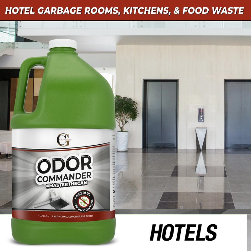 Garbage Commander Odor Commander, Odor Control Spray Bottle, 1 Gallon