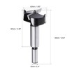 MACHSWON Forstner Drill Bits Tungsten Carbide Wood Hole Saw Opener