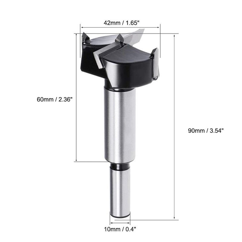 MACHSWON Forstner Drill Bits Tungsten Carbide Wood Hole Saw Opener