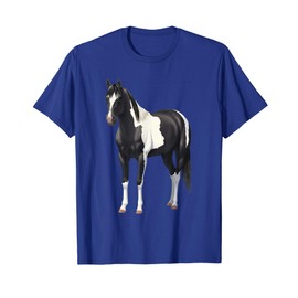 Beautiful Black Pinto Paint Horse Quarter Horse T-Shirt