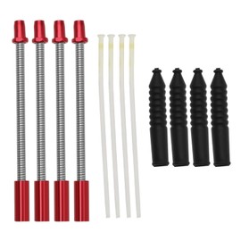 SG Store Set of 12 Bicycle V-Brake Angle Set Flexible V-Brake Brake Noodle with Lubrication Tube Rubber Sleeve Accessories for Mountain Bikes Road Bikes