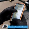 Guantes para Motociclista con Pantalla Táctil, Protección Articular Cuero Antideslizantes