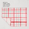 Minted Fun - Toalla de té a cuadros