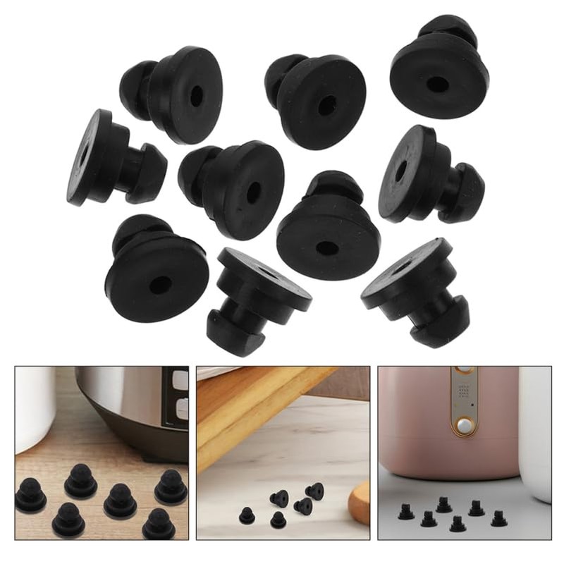 ULTECHNOVO Replaceable Rubber Feet for Kitchen Appliances 24Pcs Foot Pads