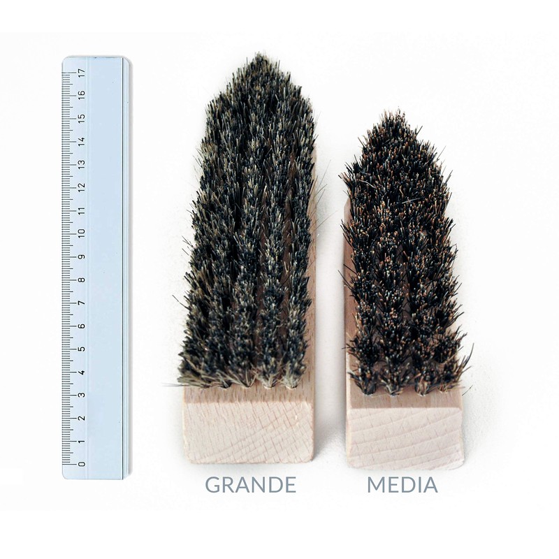 Redecker Shoe Dirt Brush Beech 14 cm with Coconut Fibrep
