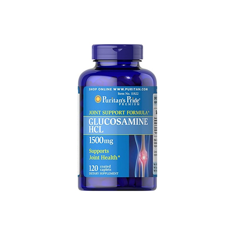 Puritan's Pride Glucosamine 1500 mg Caplets, 120 Count