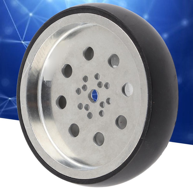 100mm Robot Wheel Metal with Neoprene Tire Industrial Robot Parts