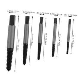 ABOOFAN 10pcs Screw Removal Tool Set Stripped Bolt Extractor Kit for Damaged Screws Quick Extraction Tool