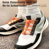 Stepace Elastic Shoelaces with Quick Release, 2 Pairs of Rubber