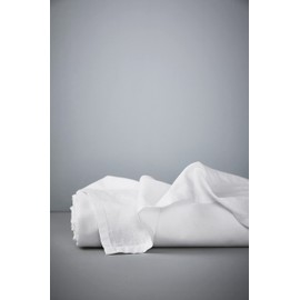 Zack 1041872 Bed Sheet, Extra Wide, Organic Quality, White, 180 x 260 cm