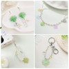 100 Pack Green Leaf Beads for Jewelry Making Leaf Crystal