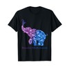 Elephant With Flower Rheumatoid Arthritis Awareness Ribbon T-Shirt